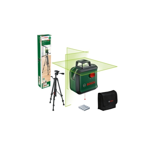 BOSCH LASER ADVANCED LEVEL 360 UNI GREEN +TT150