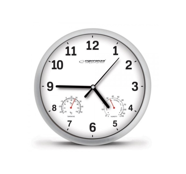 Esperanza EHC016W wall/table clock Quartz clock Round White