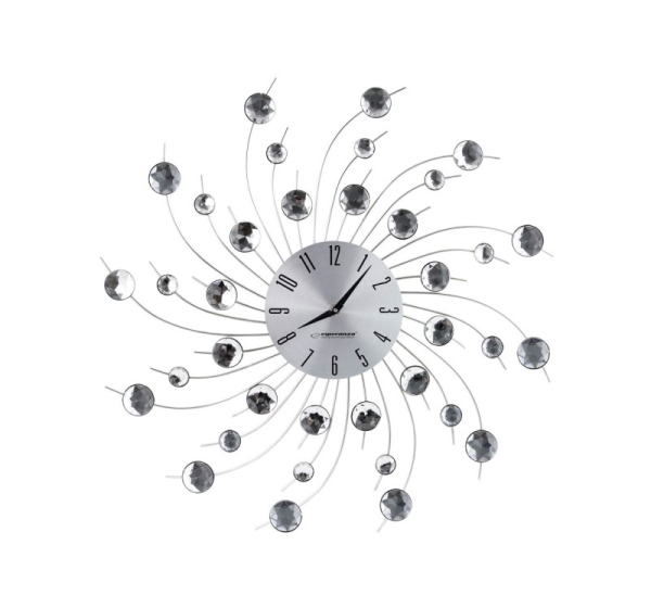Esperanza EHC004 wall clock Mechanical wall clock Other Black,Stainless steel
