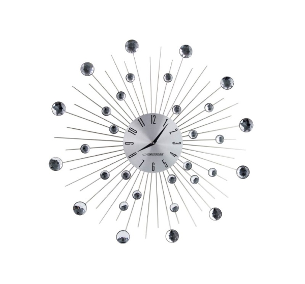Esperanza EHC002 wall clock Mechanical wall clock Round Stainless steel