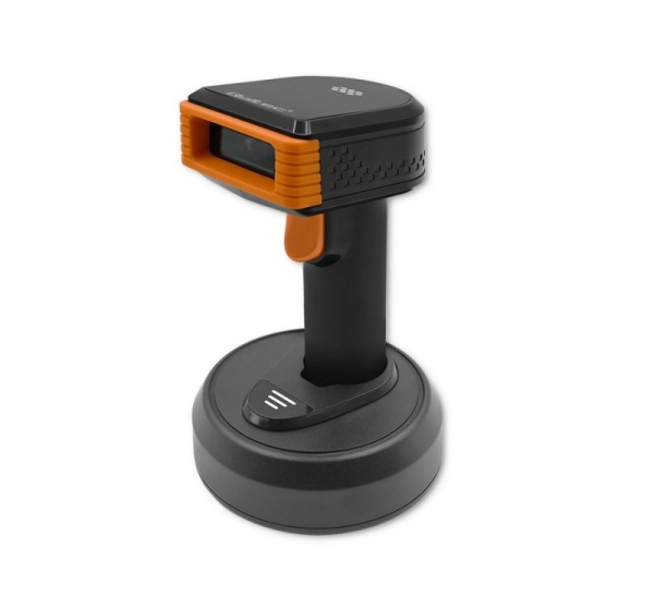 Qoltec 50878 Wireless barcode reader and QR code scanner | 1D 2D | 2.4G | + docking station