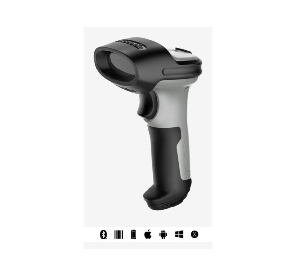 Inateck BCST-70 Handheld bar code reader 1D Laser Black, Grey