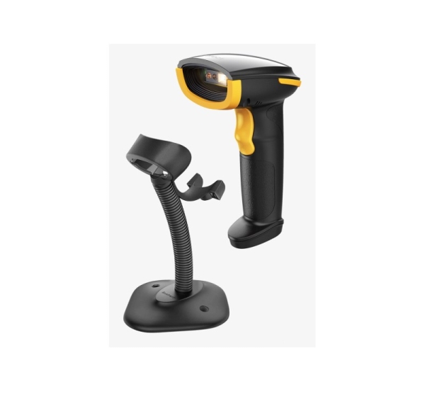 Inateck BCST-35 Handheld bar code reader 2D CMOS Black, Yellow