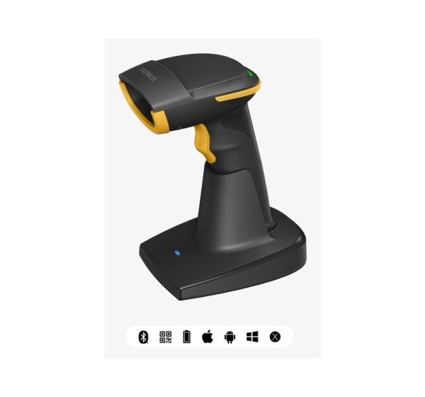 Inateck BCST-54 Handheld bar code reader 1D/2D CMOS Black, Yellow