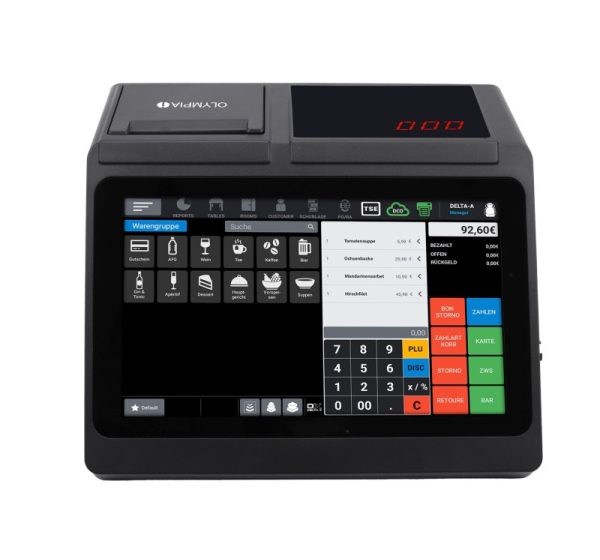 Olympia T110 cash register Direct thermal 100000 PLUs LED