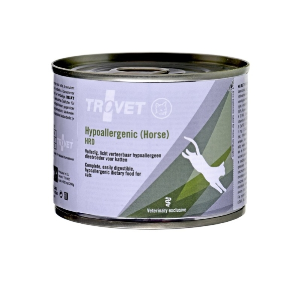 TROVET Hypoallergenic HRD with horse - wet cat food - 200g