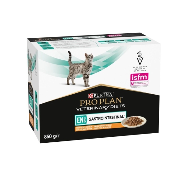 PURINA Pro Plan Veterinary Diets EN St/Ox Gastrointestinal - wet cat food - 10 x 85g