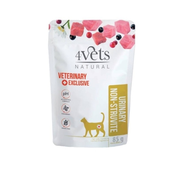 4VETS Natural Urinary Non-struvite - wet cat food - 85g