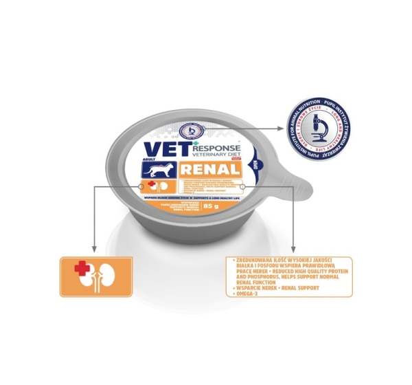 VET RESPONSE Renal - wet cat food - 85g