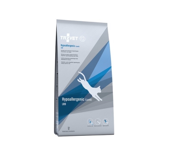 TROVET Hypoallergenic LRD with lamb - dry cat food - 2,5kg