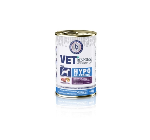 VET RESPONSE Hypoallergenic Pork - wet dog food - 400g