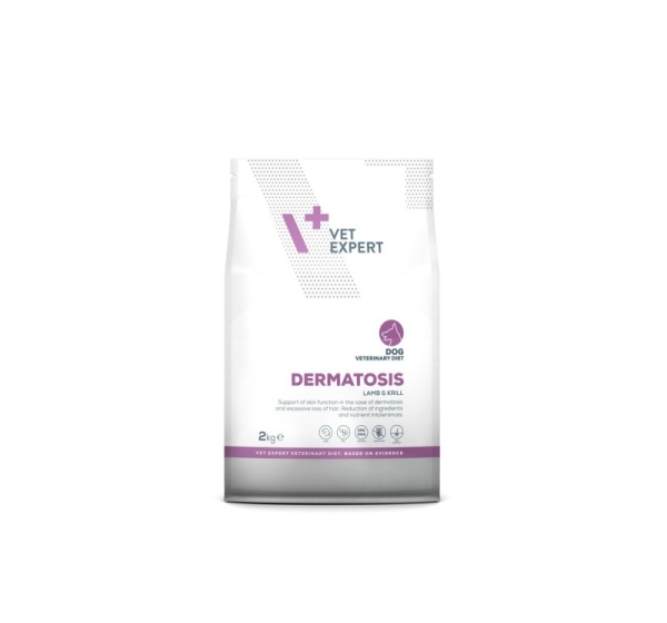 VETEXPERT Veterinary Diet Dermatosis Dog Lamb & Krill - dry dog food - 2 kg