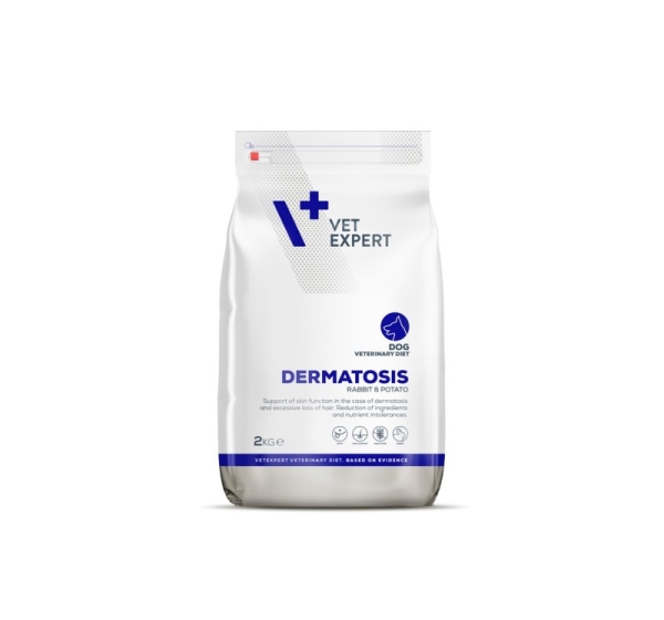 VETEXPERT Veterinary Diet Dermatosis Dog Rabbit & Potato - dry dog food - 2 kg