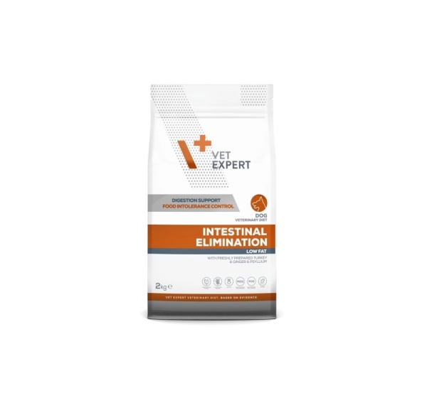 VETEXPERT Veterinary Diet Intestinal Elimination Low fat Dog – dry dog food – 2 kg