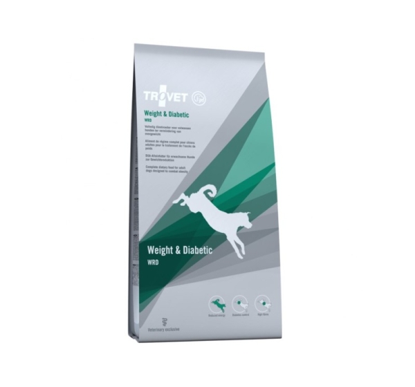 TROVET Weight & Diabetic WRD Chicken - dry dog food - 3kg