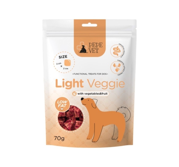 PEPE VET Light Veggie - dog treat - 70g