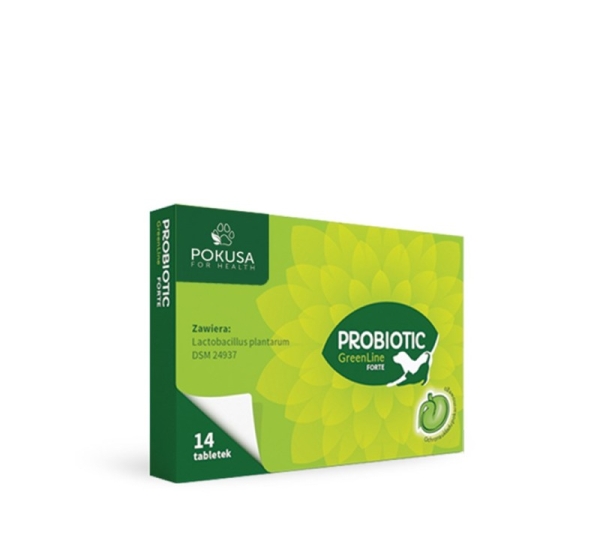POKUSA Probiotic Forte GreenLine - probiotic for dogs - 14 pcs