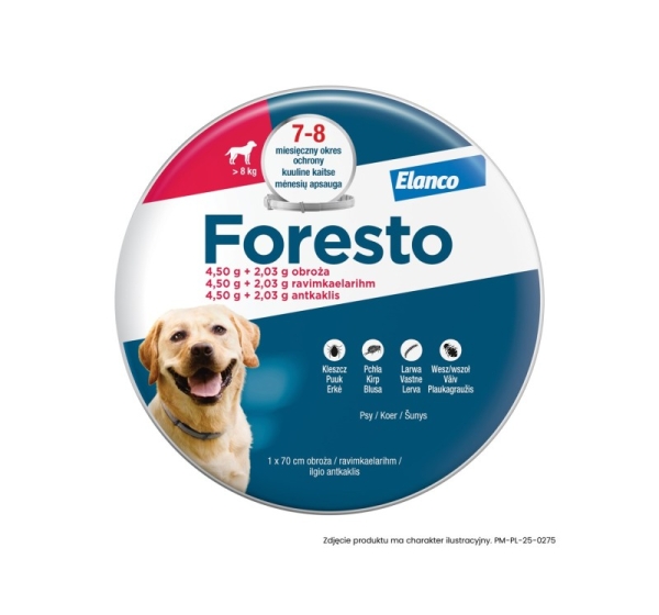 ELANCO Foresto collar for dogs over 8 kg