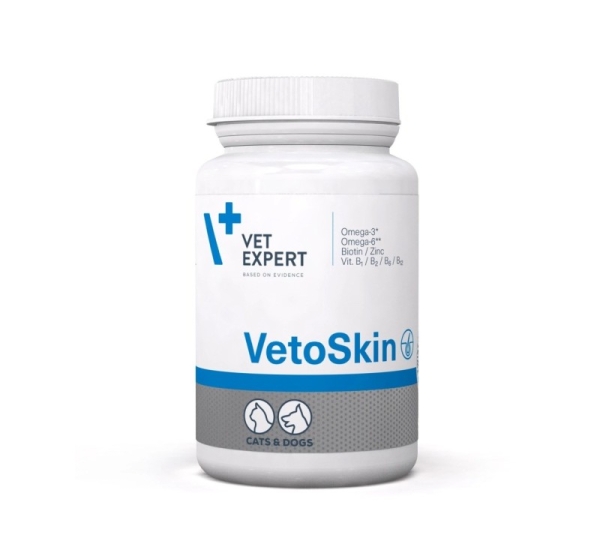 VETEXPERT VetoSkin - supplements for dogs and cats - 90 tablets