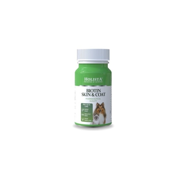 HOLISTA Biotin Skin & Coat - supplements for dogs and cats - 90 pcs