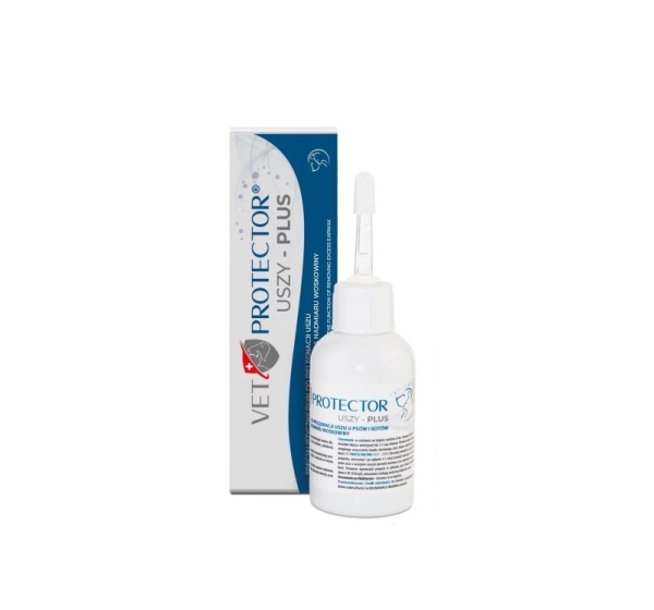JM SANTE Vet Protector Uszy Plus - ear solution for dogs and cats – 50 ml