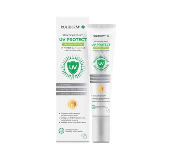 JM SANTE Poliderm UV Protect – cream for dogs and cats – 15ml