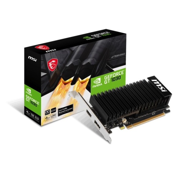 MSI GeForce GT 1030 4GHD4 LP OC NVIDIA 4 GB GDDR4