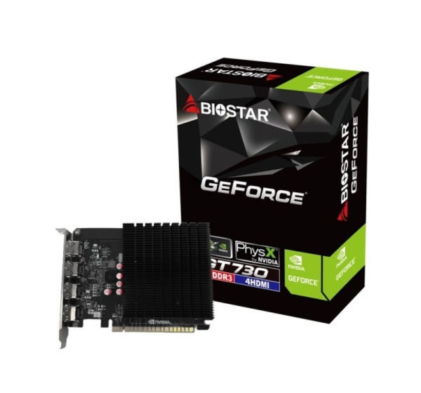 Biostar GT 730 4GB 4xHDMI graphics card