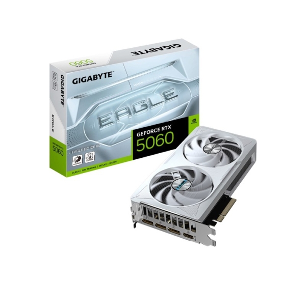 GIGABYTE GeForce RTX 5060 EAGLE OC ICE 8G Graphics Card