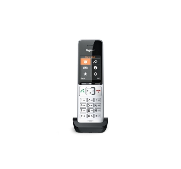 Gigaset COMFORT 500HX Analog/DECT telephone Caller ID Black, Silver