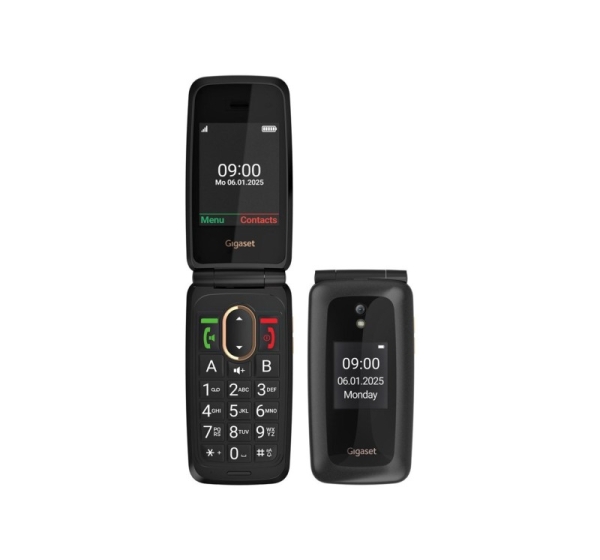 Gigaset GL795 7.11 cm (2.8") 142 g Black Senior phone