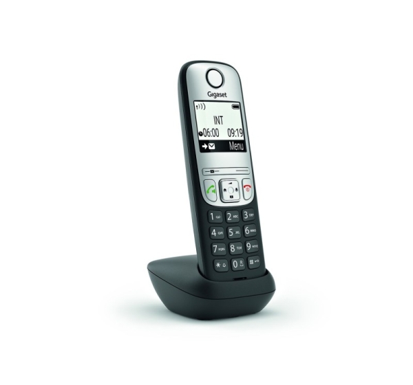 Gigaset A690HX Analog/DECT telephone Caller ID Black, Silver