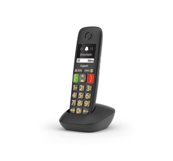 Gigaset E290HX DECT telephone Black