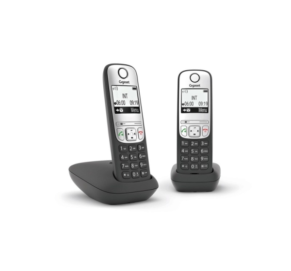 DECT cordless phone Gigaset A690 Duo black
