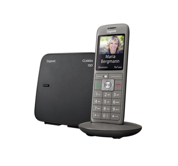 Gigaset CL660A DECT telephone Anthracite, Black