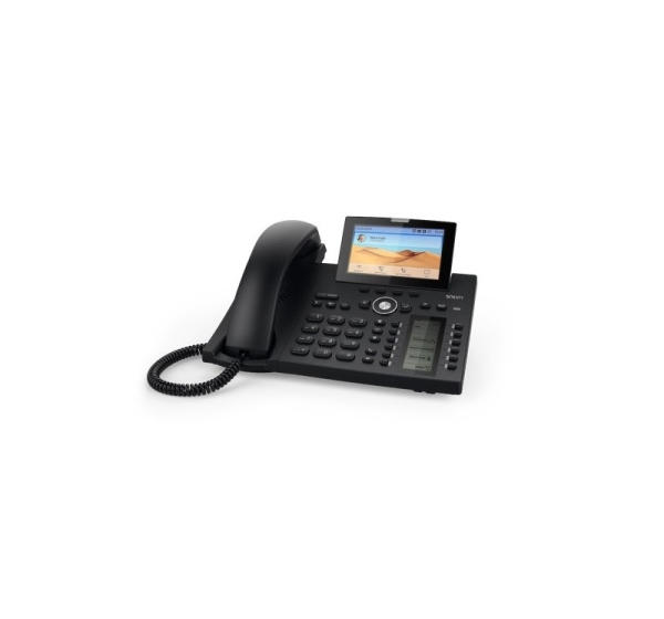 Snom D385 IP phone Black 12 lines TFT