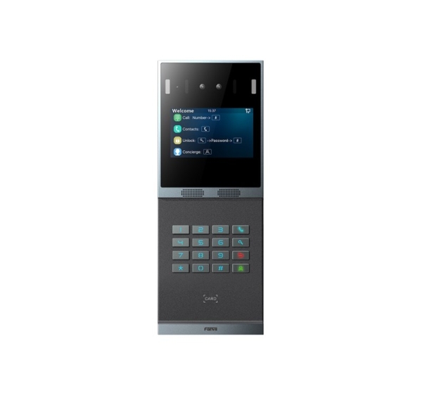 Fanvil i66 video intercom system 2 MP 10.2 cm (4") Black, Grey