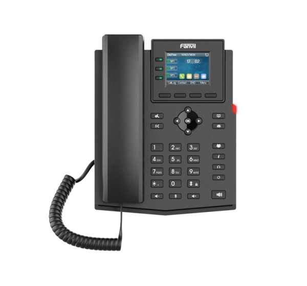 Fanvil X303-2 IP phone Black 4 lines LCD