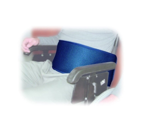Secuback wheelchair stabiliser belt with abdominal attachment (type 1)