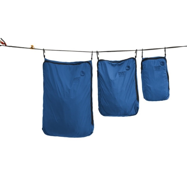 Zestaw 3 organizerów podróżnych TTTM Lightest Blue