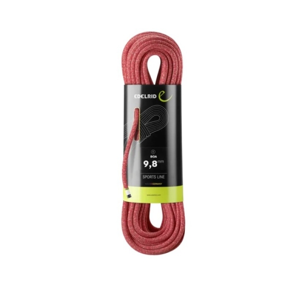Edelrid 710790702000 climbing rope Red 70000 mm 9.8 mm Polyamide 1 pc(s)