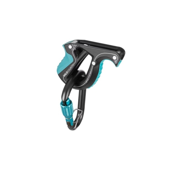 Movement belay device kit black-turquoise set
