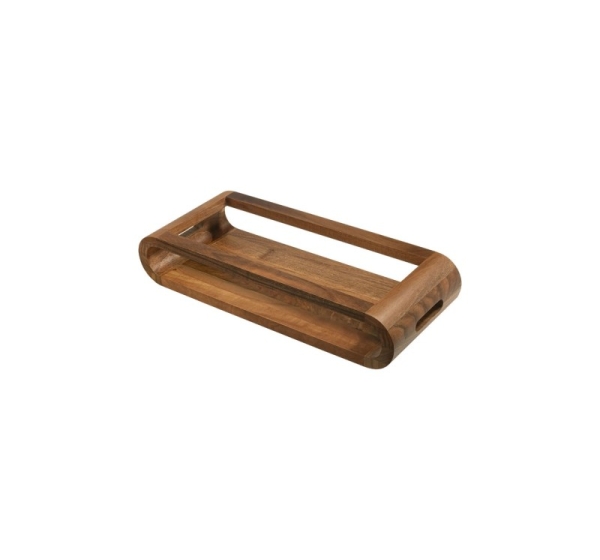 Double-sided walnut wood tray Artelegno VASD - 37 cm