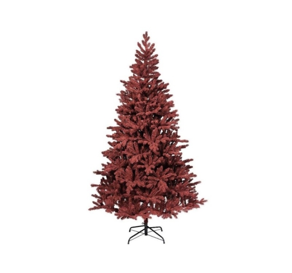 CHRISTMAS TREE ARTIFICIAL RED 210CM