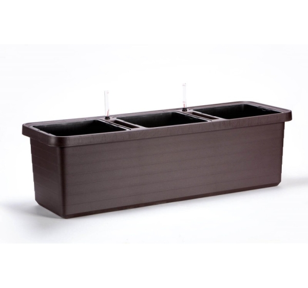 URBALIVE BERBERIS TRIO Donica samonawadniająca 117 x 39 cm, brązowy