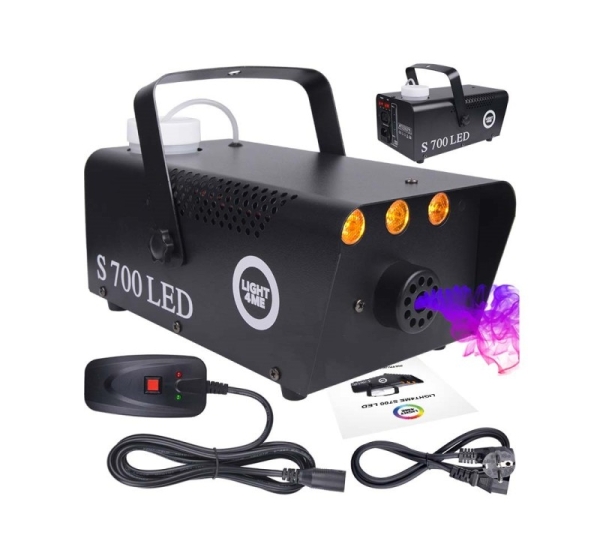 Light4Me S 700W LED smoke and fog machine with remote control effect
