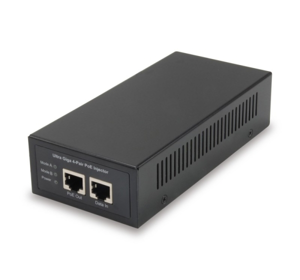 LevelOne Gigabit PoE Injector, 60W, 802.3at/af PoE