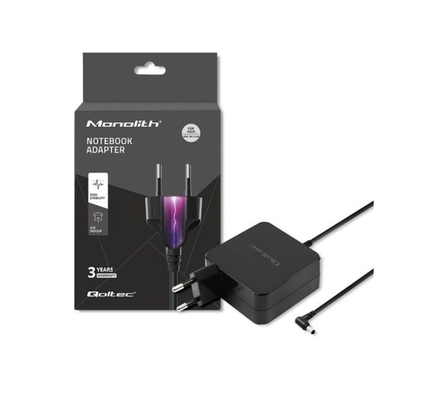 Qoltec 51745 power adapter/inverter Indoor 65 W Black