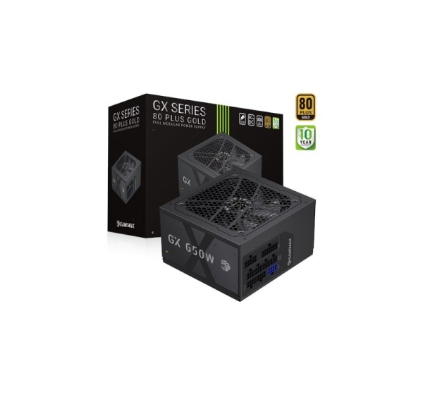 Gamemax PSU | GX 650GF | 650 W | Gold | Full Modular