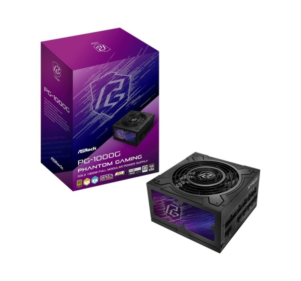 Asrock Phantom Gaming PG-1000G power supply unit 1000 W 20+4 pin ATX ATX Black